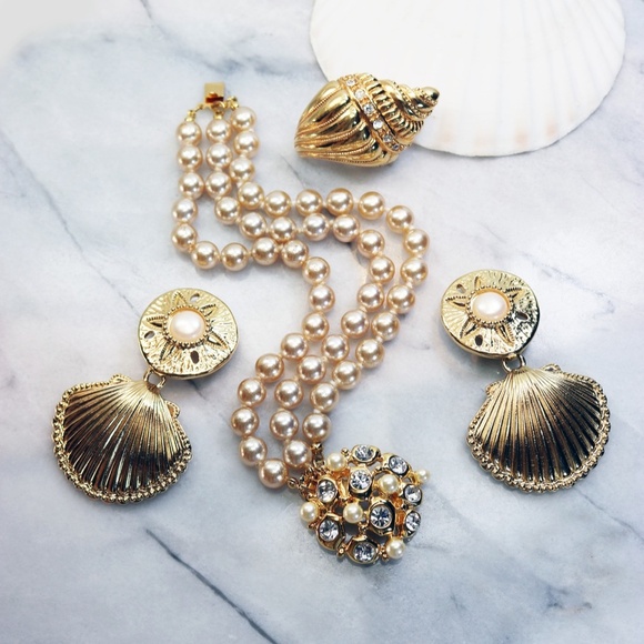 ⚜️ Vintage Kenneth Lane Multistrand Pearl Bracelet - Picture 11 of 16